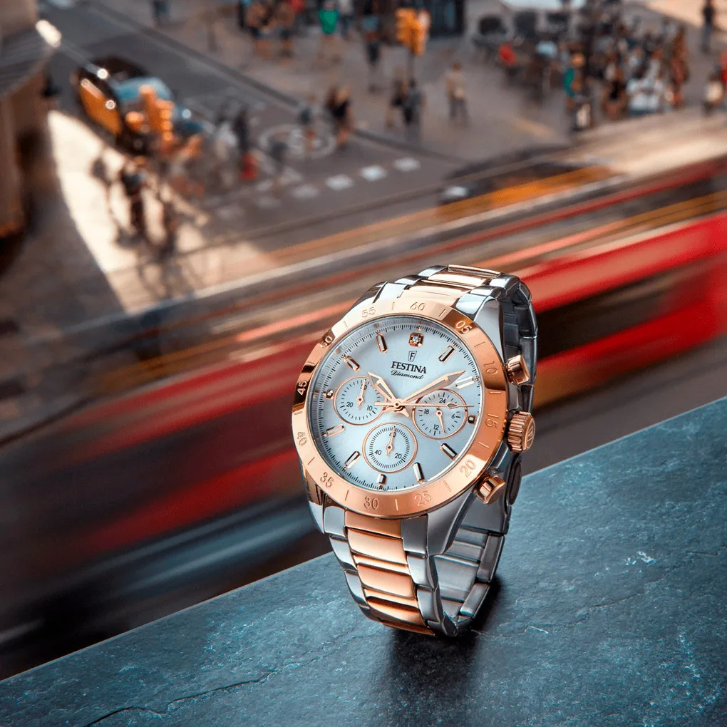 Γυναικείο Festina με ατσάλινο μπρασελέ F20398/1 - Εικόνα 3