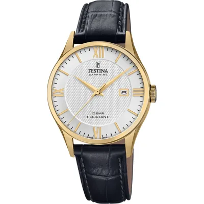 Ανδρικό Festina ???????? με λουρί δερμάτινο F20010/2