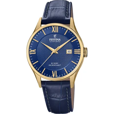 Ανδρικό Festina ???????? με λουρί δερμάτινο F20010/3