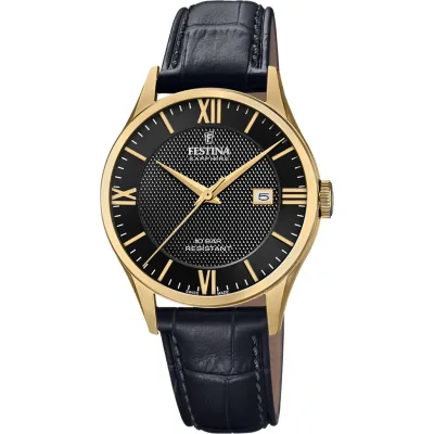 Ανδρικό Festina ???????? με λουρί δερμάτινο F20010/4