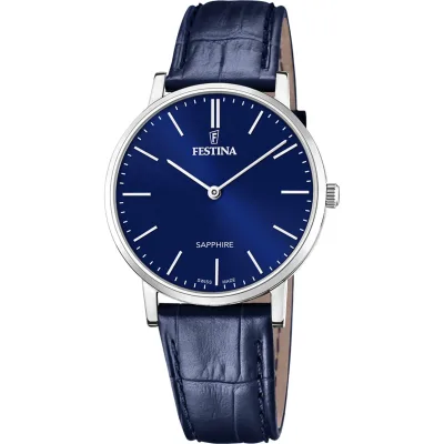 Ανδρικό Festina ???????? με λουρί δερμάτινο F20012/3