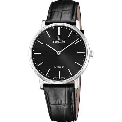 Ανδρικό Festina ???????? με λουρί δερμάτινο F20012/4