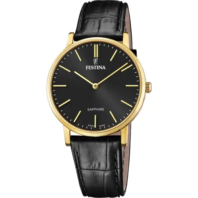 Ανδρικό Festina ???????? με λουρί δερμάτινο F20016/3