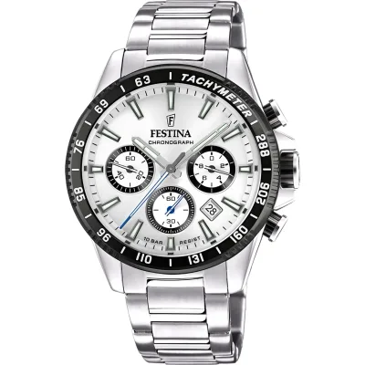 Χρονογράφος Festina με μεταλλικό μπρασελέ F20560/1