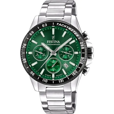 Χρονογράφος Festina με μεταλλικό μπρασελέ F20560/4