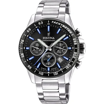 Χρονογράφος Festina με μεταλλικό μπρασελέ F20560/5