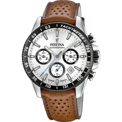 Χρονογράφος Festina με λουρί δερμάτινο F20561/1