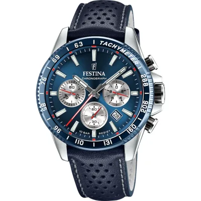 Χρονογράφος Festina με λουρί δερμάτινο F20561/2