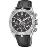 Χρονογράφος Jaguar με λουρί δερμάτινο J857/3