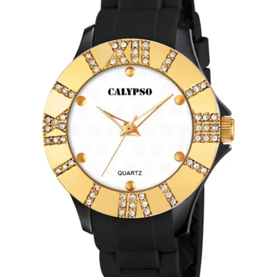 Γυναικείο CALYPSO με λουρί καουτσούκ K5649/5