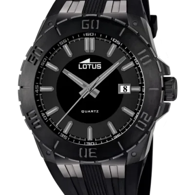 Χρονογράφος Lotus με λουρί καουτσούκ L15807/1