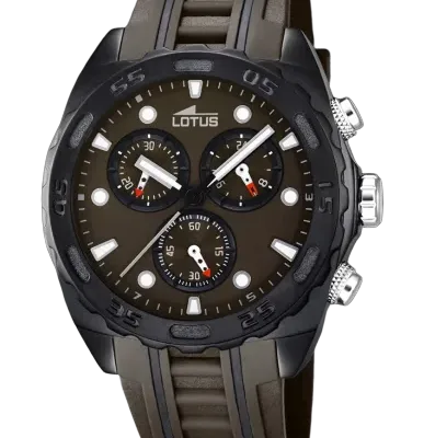 Χρονογράφος Lotus με λουρί καουτσούκ L18159/3