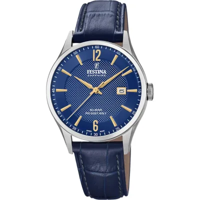 Ανδρικό Festina ???????? με λουρί δερμάτινο F20007/3