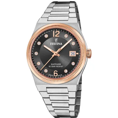 Γυναικείο Festina ???????? με μεταλλικό μπρασελέ F20037/3