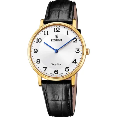 Ανδρικό Festina ???????? με λουρί δερμάτινο F20016/5