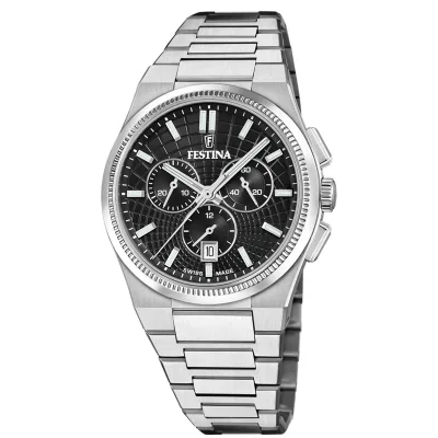 Χρονογράφος Festina με μεταλλικό μπρασελέ F20059/4