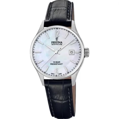 Γυναικείο Festina 🇨🇭 με λουρί δερμάτινο F20009/7