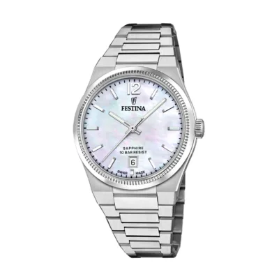 Γυναικείο Festina 🇨🇭 με μεταλλικό μπρασελέ F20052/1