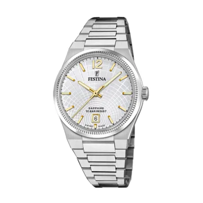 Γυναικείο Festina 🇨🇭 με μεταλλικό μπρασελέ F20052/2