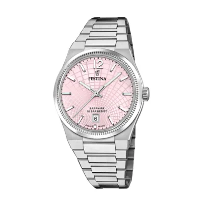 Γυναικείο Festina 🇨🇭 με μεταλλικό μπρασελέ F20052/3