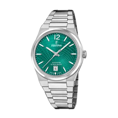 Γυναικείο Festina 🇨🇭 με μεταλλικό μπρασελέ F20052/6