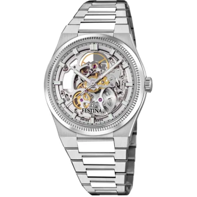 Ανδρικό Festina 🇨🇭 με μεταλλικό μπρασελέ F20069/1