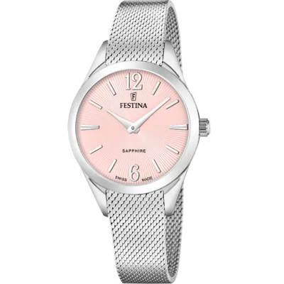 Γυναικείο Festina 🇨🇭 με μεταλλικό μπρασελέ F20076/2