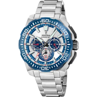 Χρονογράφος Festina με μεταλλικό μπρασελέ F20724/1