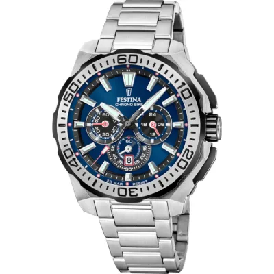 Χρονογράφος Festina με μεταλλικό μπρασελέ F20724/2