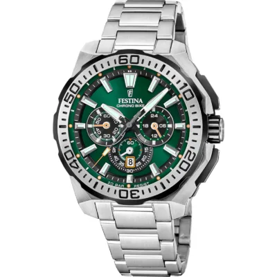Χρονογράφος Festina με μεταλλικό μπρασελέ F20724/3