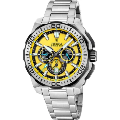 Χρονογράφος Festina με μεταλλικό μπρασελέ F20724/4