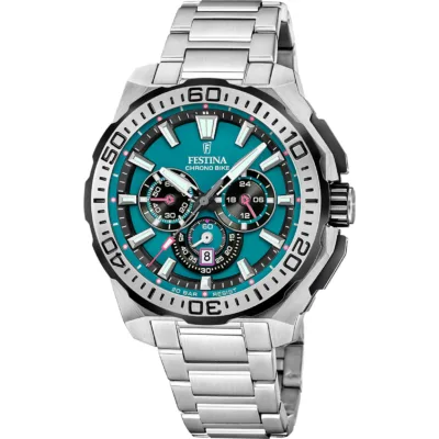 Χρονογράφος Festina με μεταλλικό μπρασελέ F20724/6