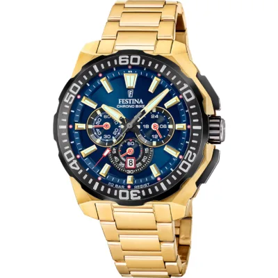 Χρονογράφος Festina με μεταλλικό μπρασελέ F20727/1