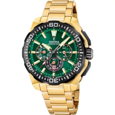 Χρονογράφος Festina με μεταλλικό μπρασελέ F20727/2