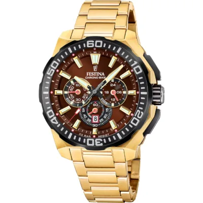 Χρονογράφος Festina με μεταλλικό μπρασελέ F20727/3