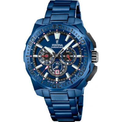 Χρονογράφος Festina με μεταλλικό μπρασελέ F20729/1