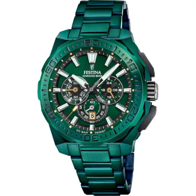 Χρονογράφος Festina με μεταλλικό μπρασελέ F20730/1