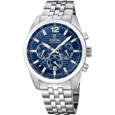 Χρονογράφος Festina με μεταλλικό μπρασελέ F20742/1