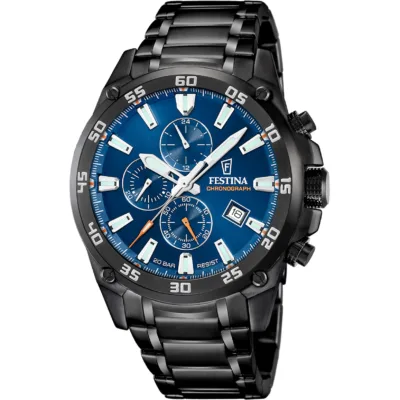 Χρονογράφος Festina με μεταλλικό μπρασελέ F20735/1